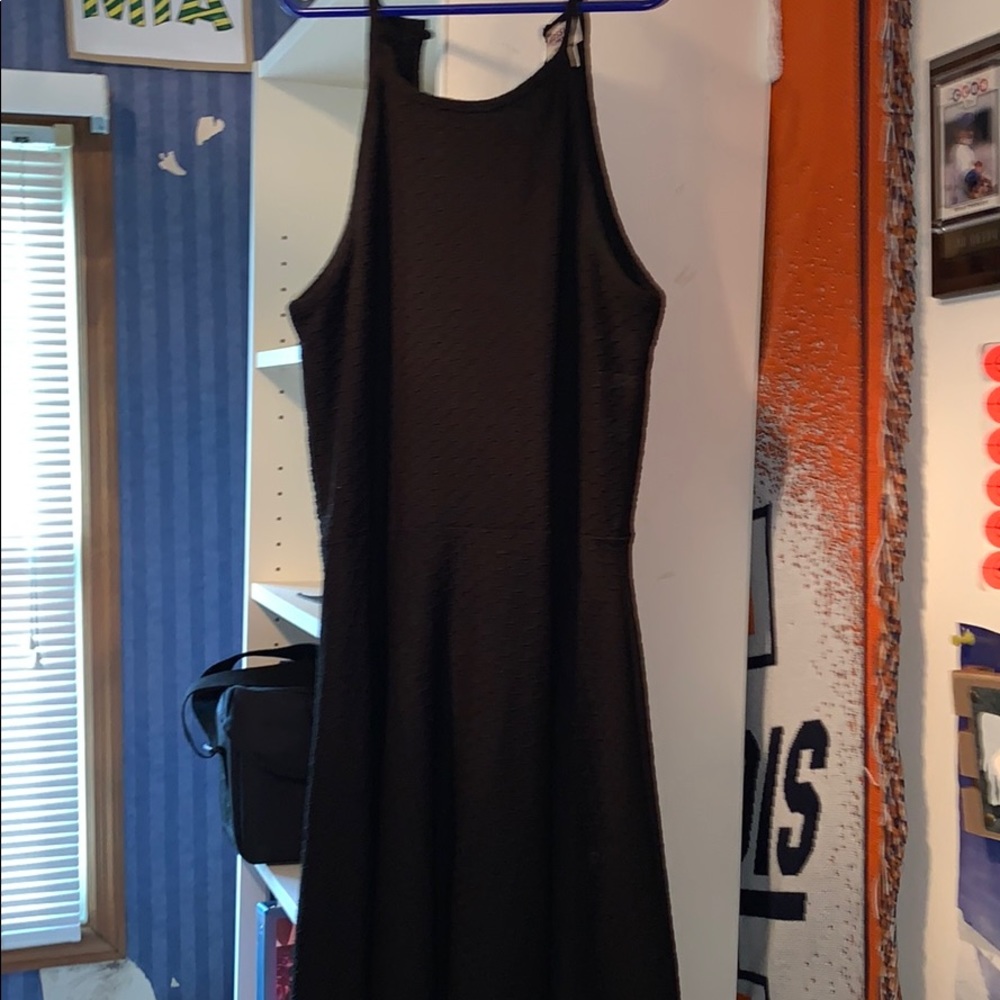 Black skater dress